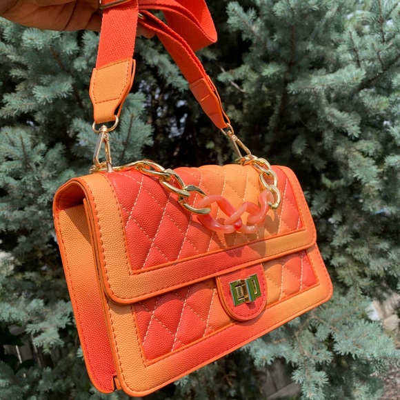 Cute Orange Crossbody Purse - Picture 3 of 3
